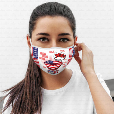 Personalized Dog Gift Idea - America Let's Say Yes For Dog Lovers - Cloth Mask